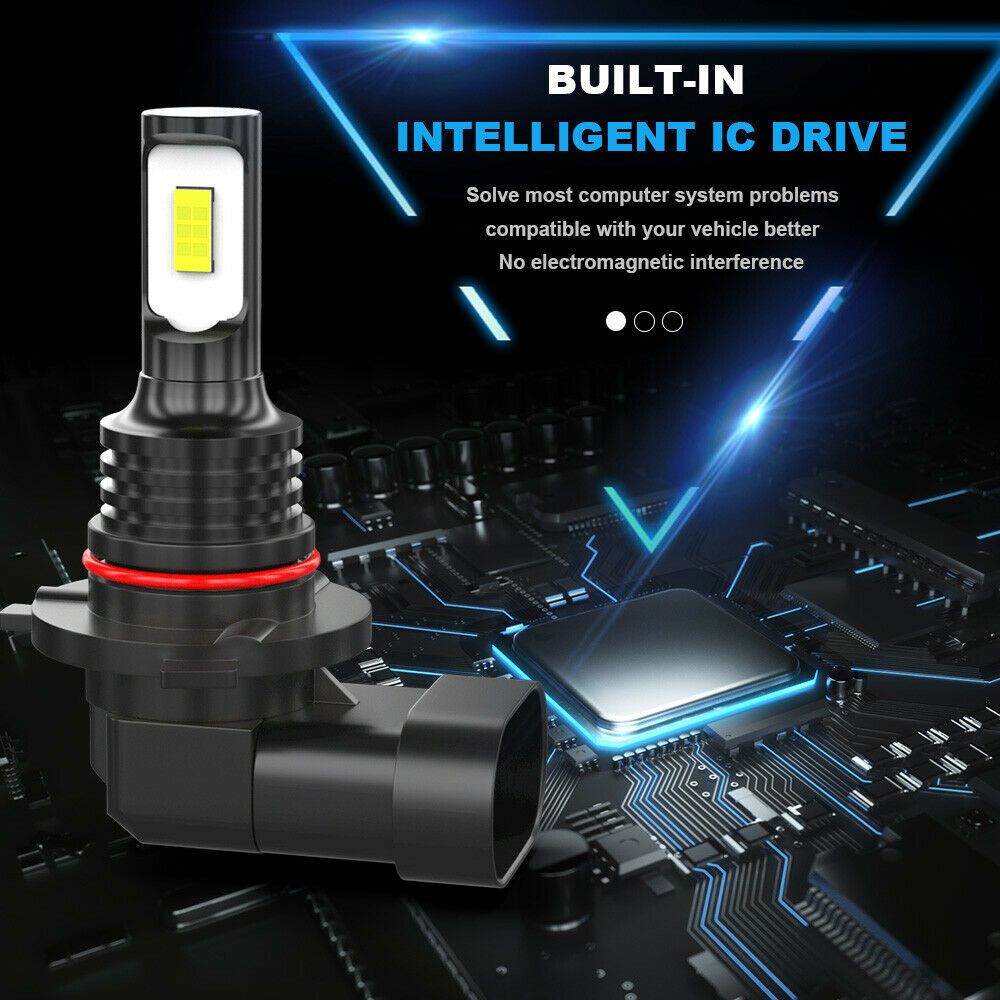 For GMC Sierra 1500 SLE WT Cab Pickup 2007-2013 LED Headlight High Low Bulbs Kit