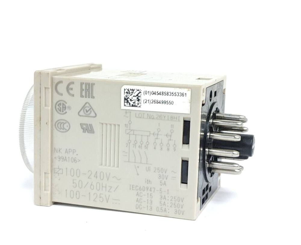 OMRON H3CR-A TIMER H3CR / 0-6 MIN