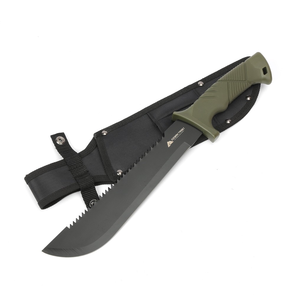 12 Pack Tool Set Camping Flashlight Machete Multitool Survival Kit Safe Storage