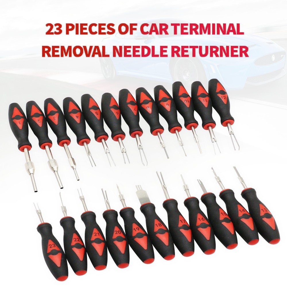 23pcs Universal Terminal Connector Release Tool Kit Extractor Removal Tool Set