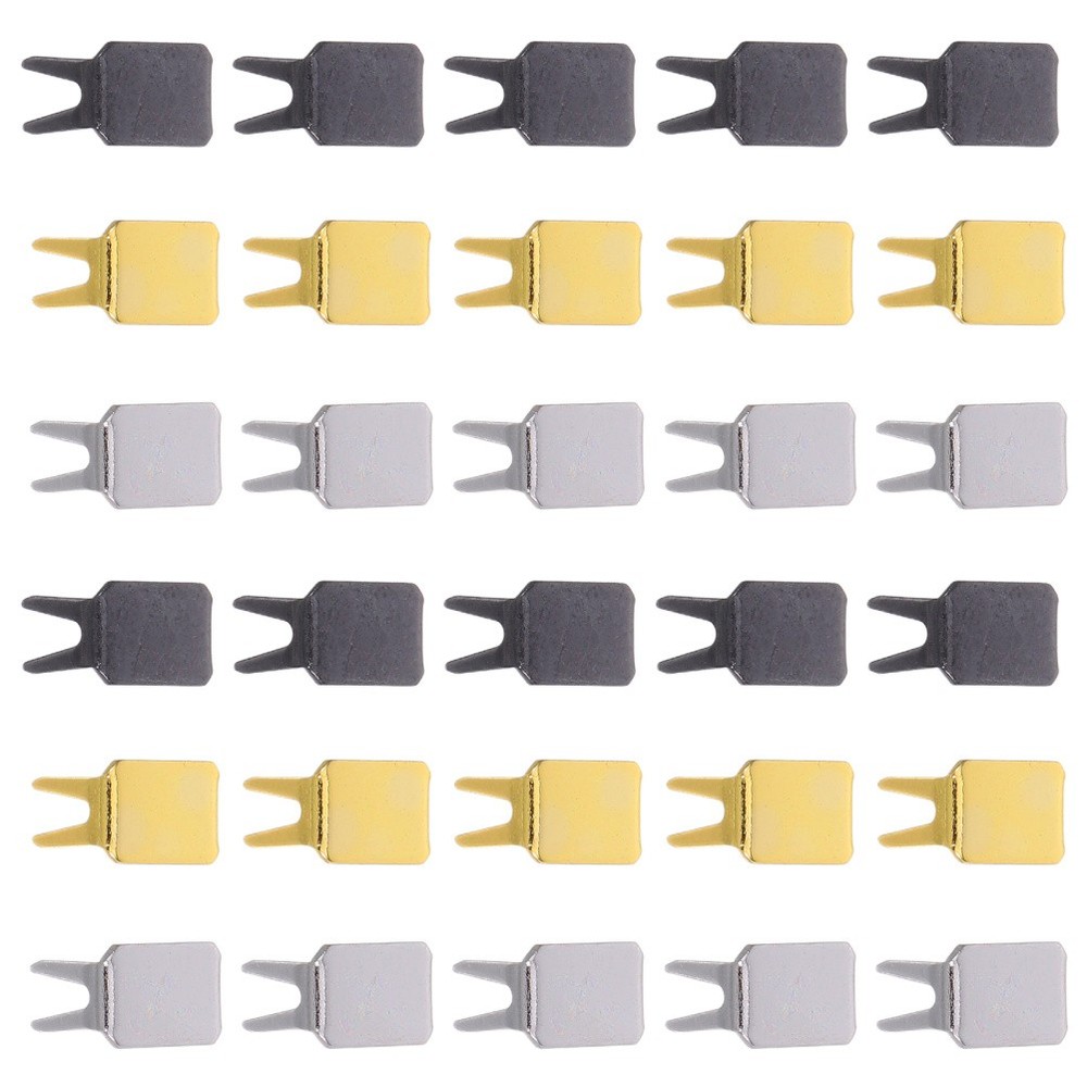 90 Pcs Zipper Insertion Pin Replacement Accessories Bottom Stopper