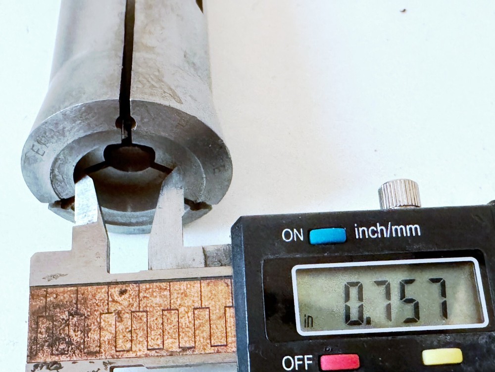 HARDINGE E1 5C Emergency Collet Internal & External Threads .757" Counter Bore