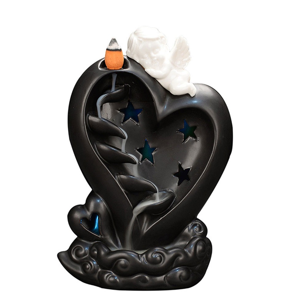Backflow Incense Holder Ceramic Backflow Incense Angel Backflow Incense Holder