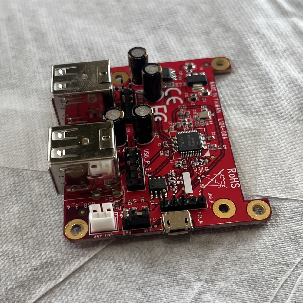 Pro Range - 4 PORT USB Controller Card For Raspberry Pi With Support Lot Of 2