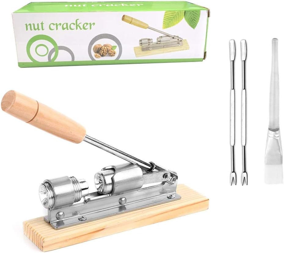 Nutcracker Heavy Duty Pecan Walnut Cracker Plier Opener Tool for Easy Cracking