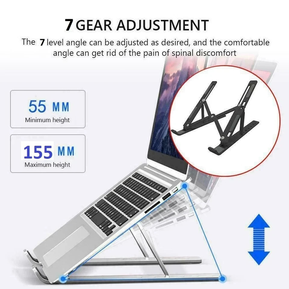Adjustable Foldable Laptop Stand – Portable Holder