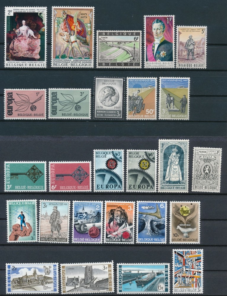 BELGIUM *150+ ALL DIFF MINT (1962-70)* MANY SETS; *GREAT VALUE*