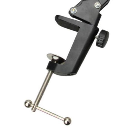 Microphone Stand Suspension Arm Mounting Bracket Black for Studio Broadcast