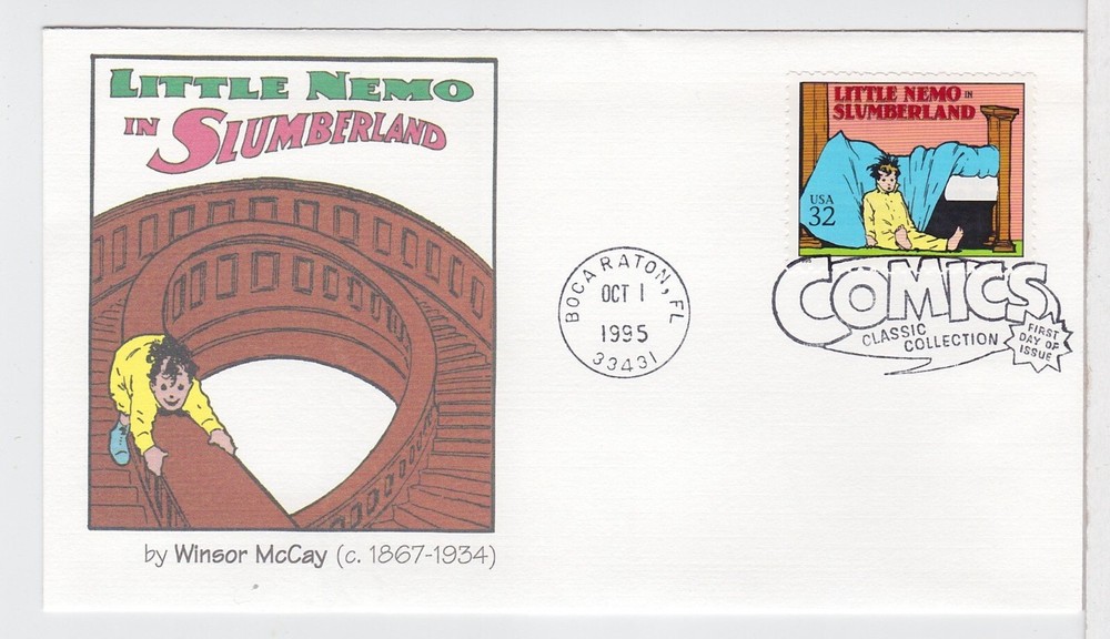 TurtlesTradingPost- Little Nemo - Comic Strips 1995- #3000c FDC Fleetwood