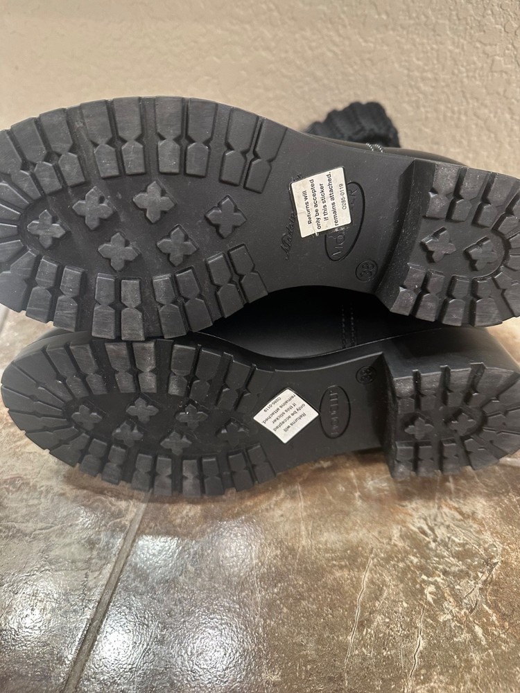 Moncler Ginette Black Boots 38 EUC