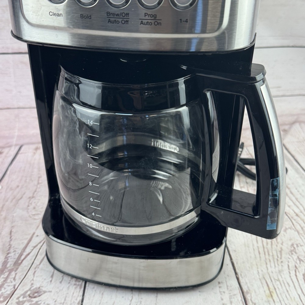 Cuisinart 14 Cup Programmable Coffeemaker DCC 3200 PerfectTemp Stainless Steel