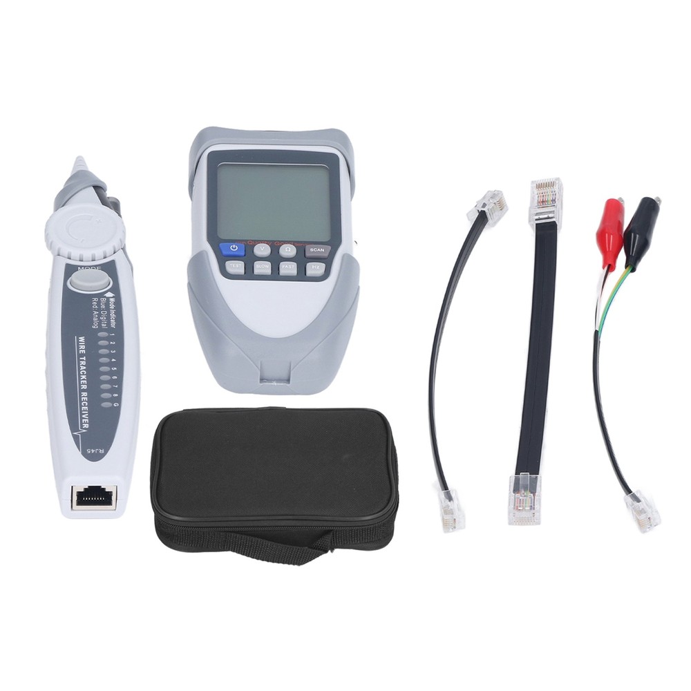 Digital Network Cable Tester With LCD Analogue/digitizing/POE Support For