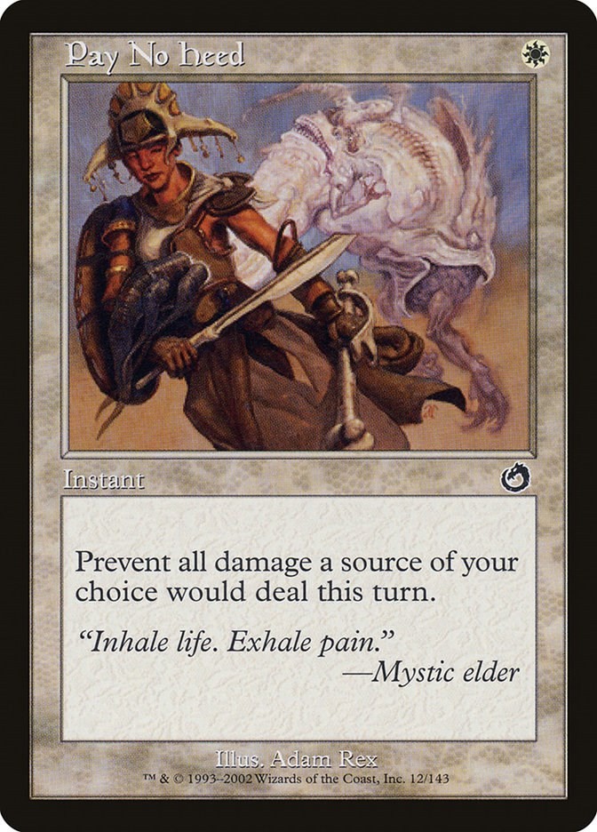 Pay No Heed Torment 12 MTG LP
