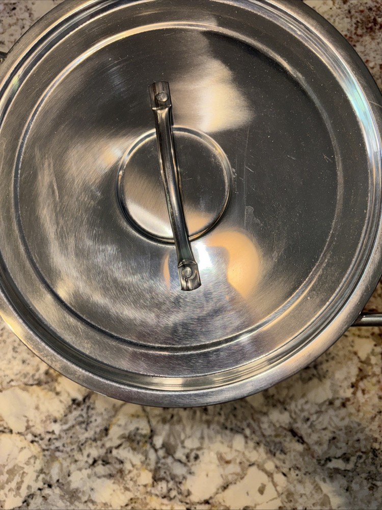 Cooking Pan With Lids 9” Tall New