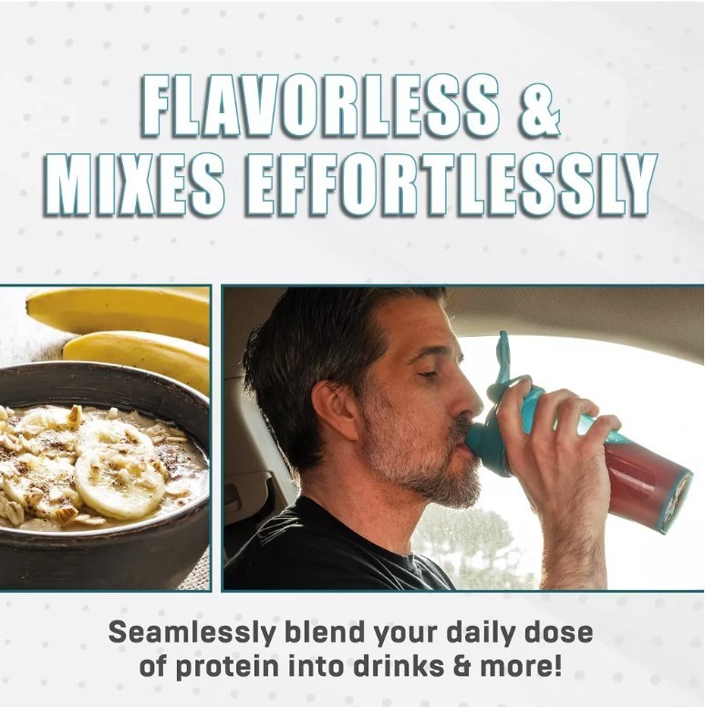 GENEPRO 3rd Gen Unflavored Whey Protein Isolate - 128 serving