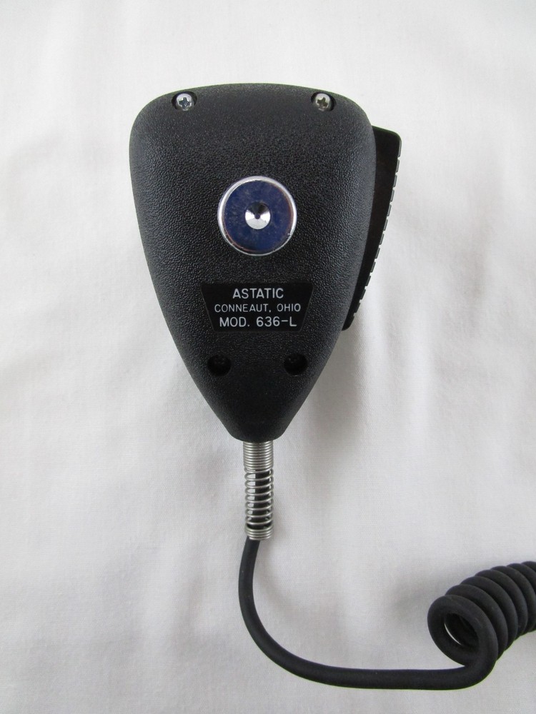Astatic 636-L CB/Ham Microphone 4 Pin UnTested