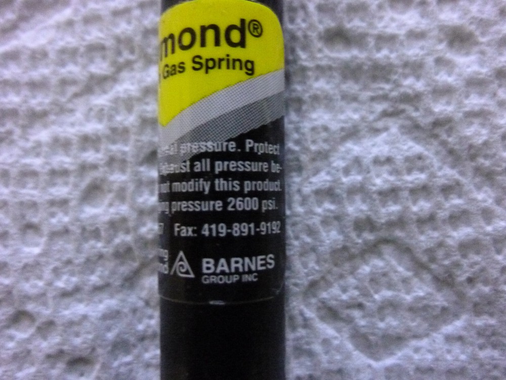 Nitrogen Gas Spring: 0.748? Dia, Yellow