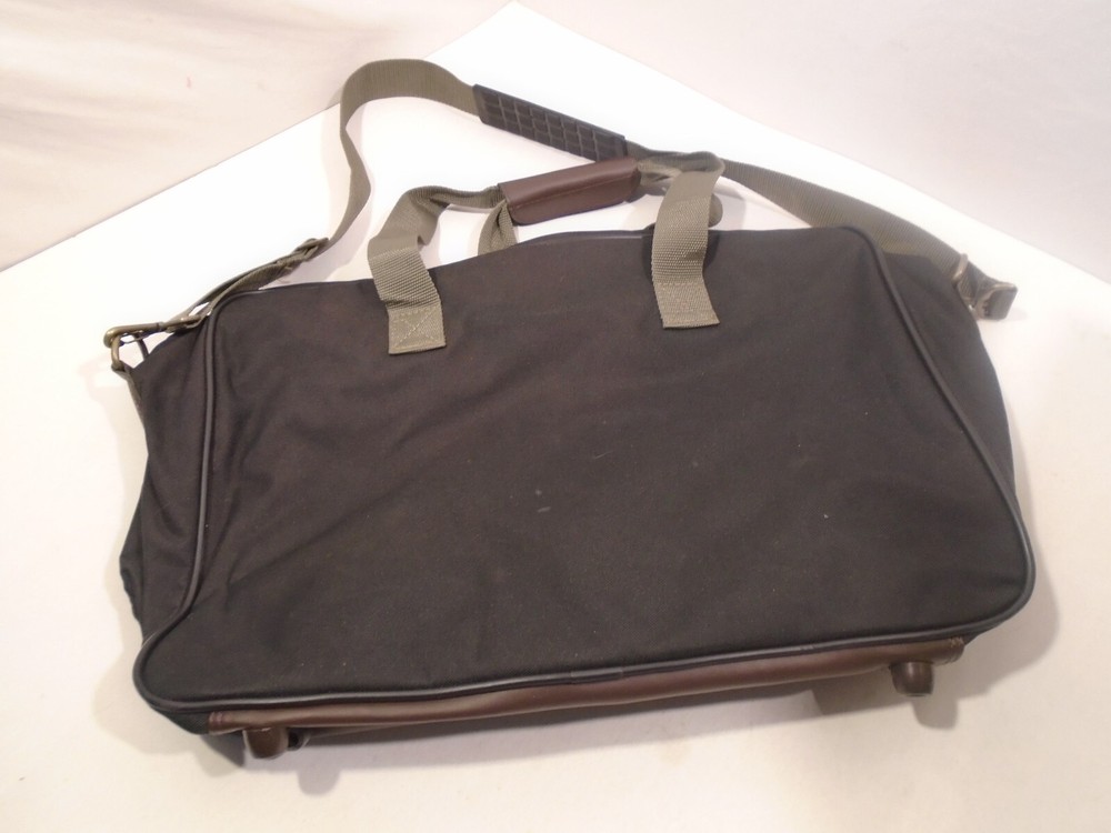 Samsonite Small Suitcase Carry On Shoulder Strap 18" x14"x6" Black Gray