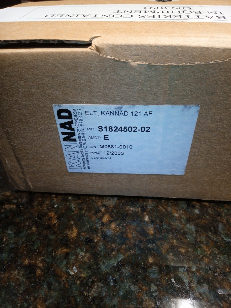 Kannad 121 AF NOS Unit And Bracket Only