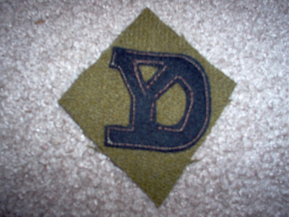 WWI US Army 26th "Yankee"  Division patch AEF wool