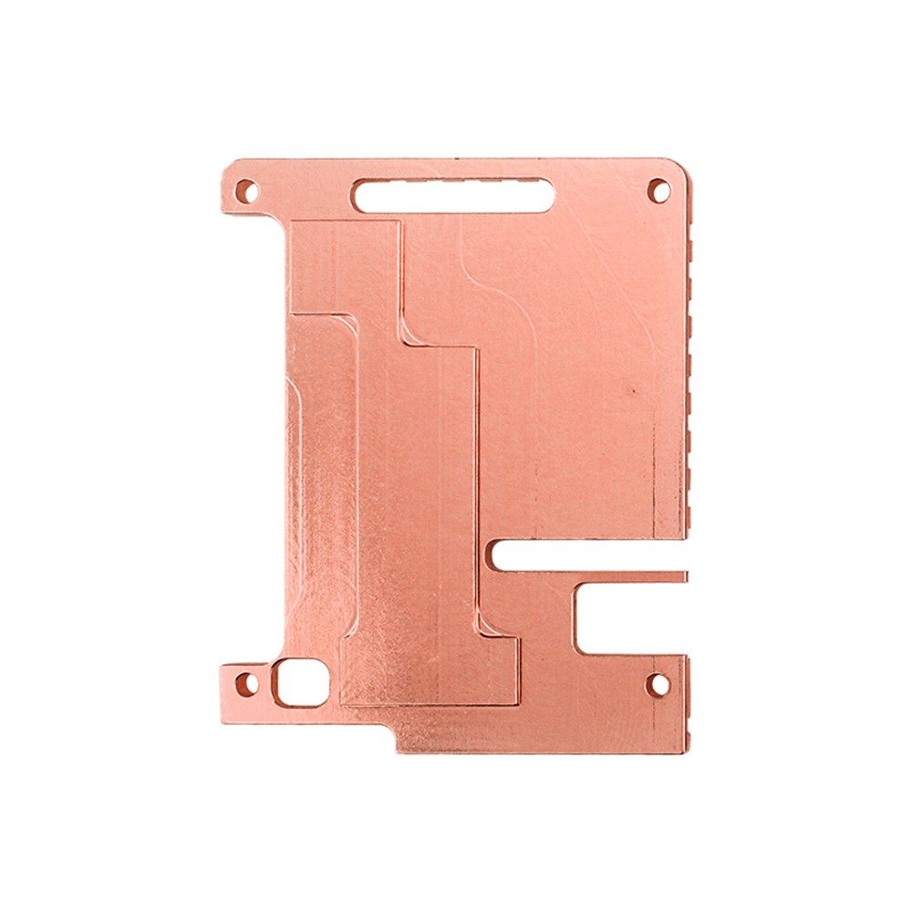Ultra-thin Copper Heatsink Protective Passive Cooling Case For Raspberry Pi 4B e
