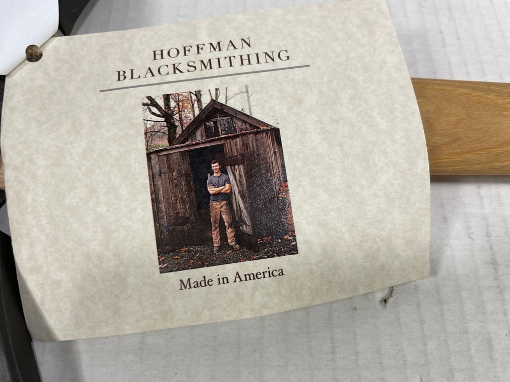 Hoffman Blacksmithing 28 inch Saddle axe with sheath new NWT