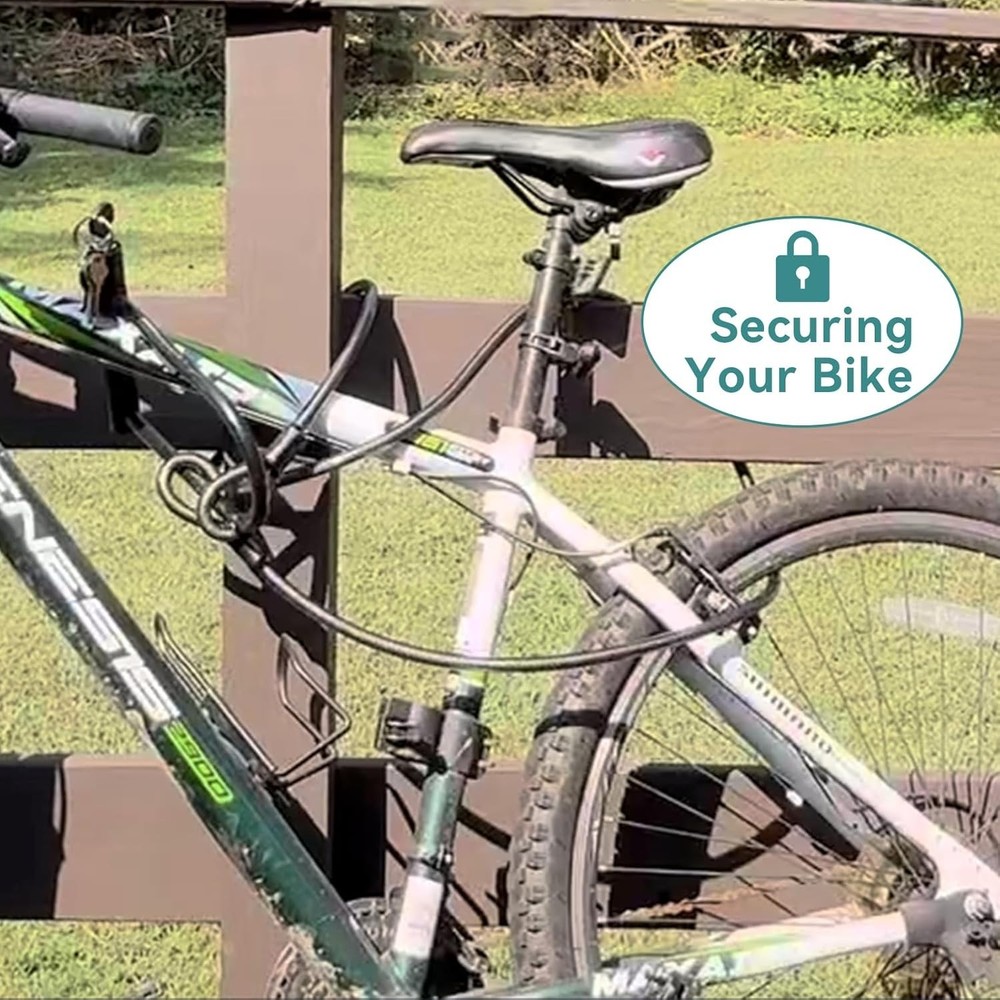 Heavy Duty Security Cable, Commercial Security Cable with Loops, Locking Cabl...