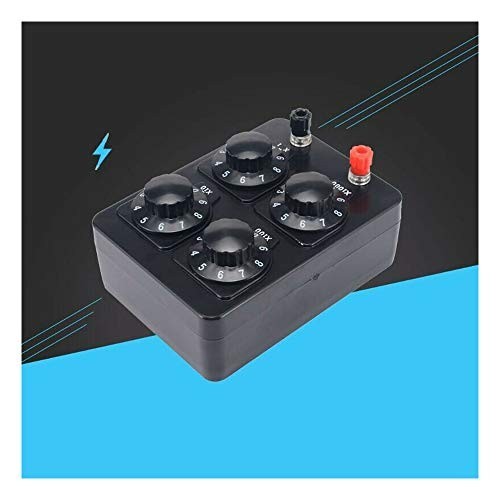 Precision Variable Resistor 0-9999 Ohm Resistance Box for Physics Experiments