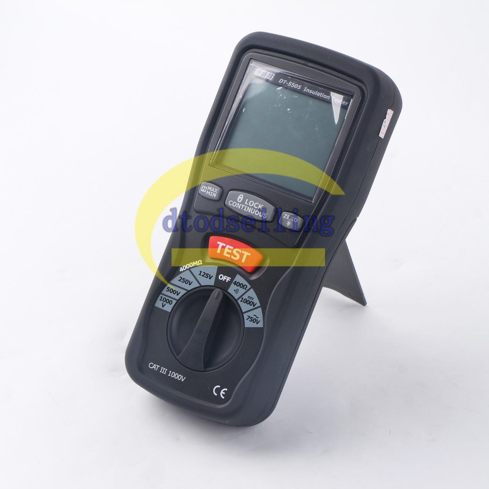 1PCS NEW CEM DT-5505 Insulation Testers Large Dual Display with Backlight