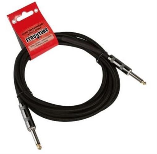 Strukture Woven Instrument Cable, Black - 10 Foot