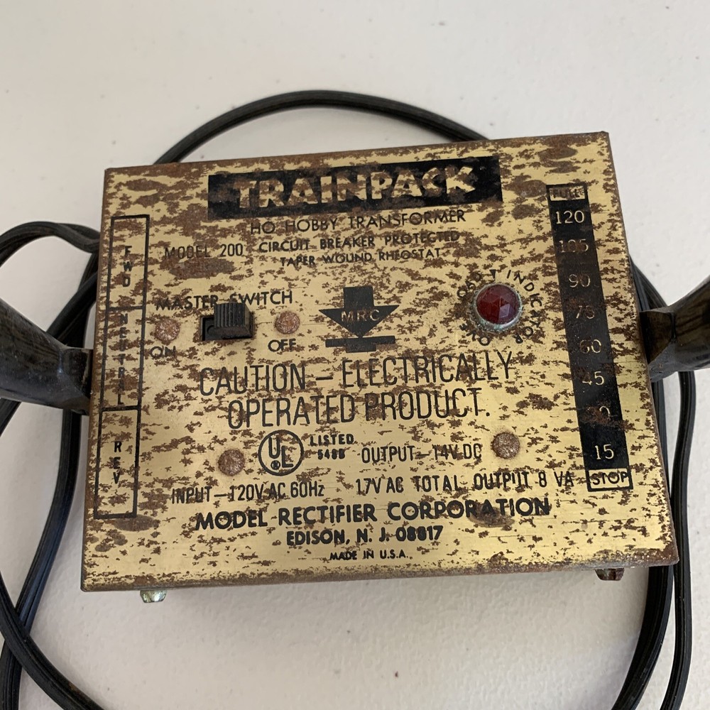 MRC Trainpack - HO Hobby Transformer Speed Control - Model 200