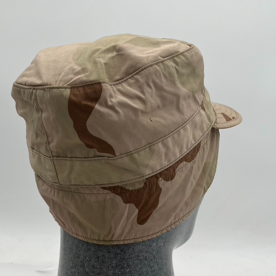 US Army Military Hat Cap Desert Camouflage Pattern Class 2 Hat Size 7 3/8 USGI