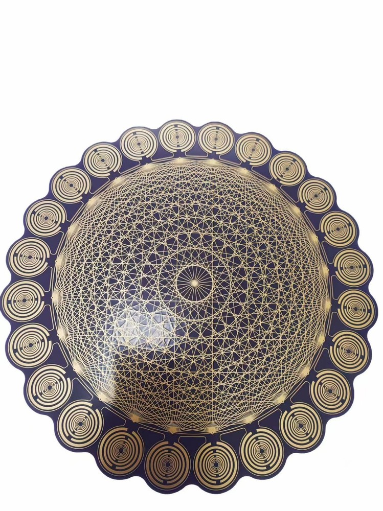 24cm Lakhovsky MWO Disk Gold plated DISK antenna , harmonising MWO radionic emf