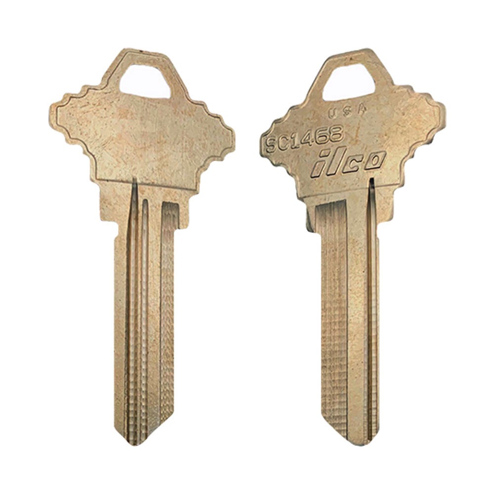 SC1468 Key Blank 6-PIN Brass