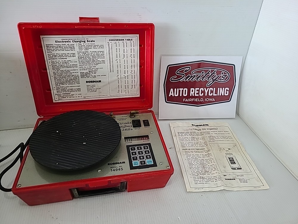 Electronic Charging Scale Robinair Model 14945 115VAC