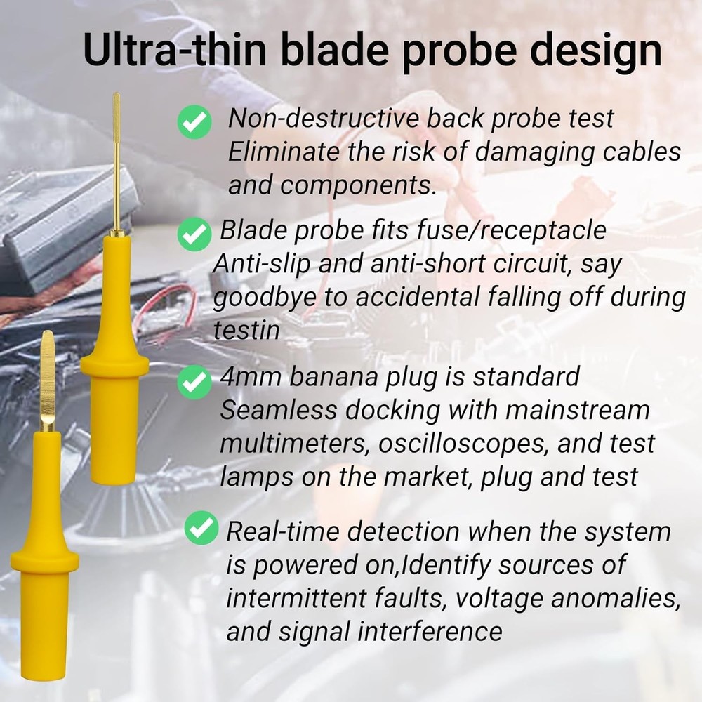 PPTK0005 Test Probe Adapter Kit Automotive Diagnostic Car Tool,Back...