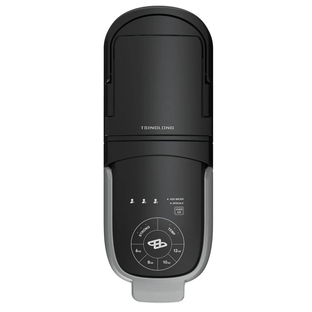 T-Original K Cup Single Serve Coffee Brewer with Shower Stream Black