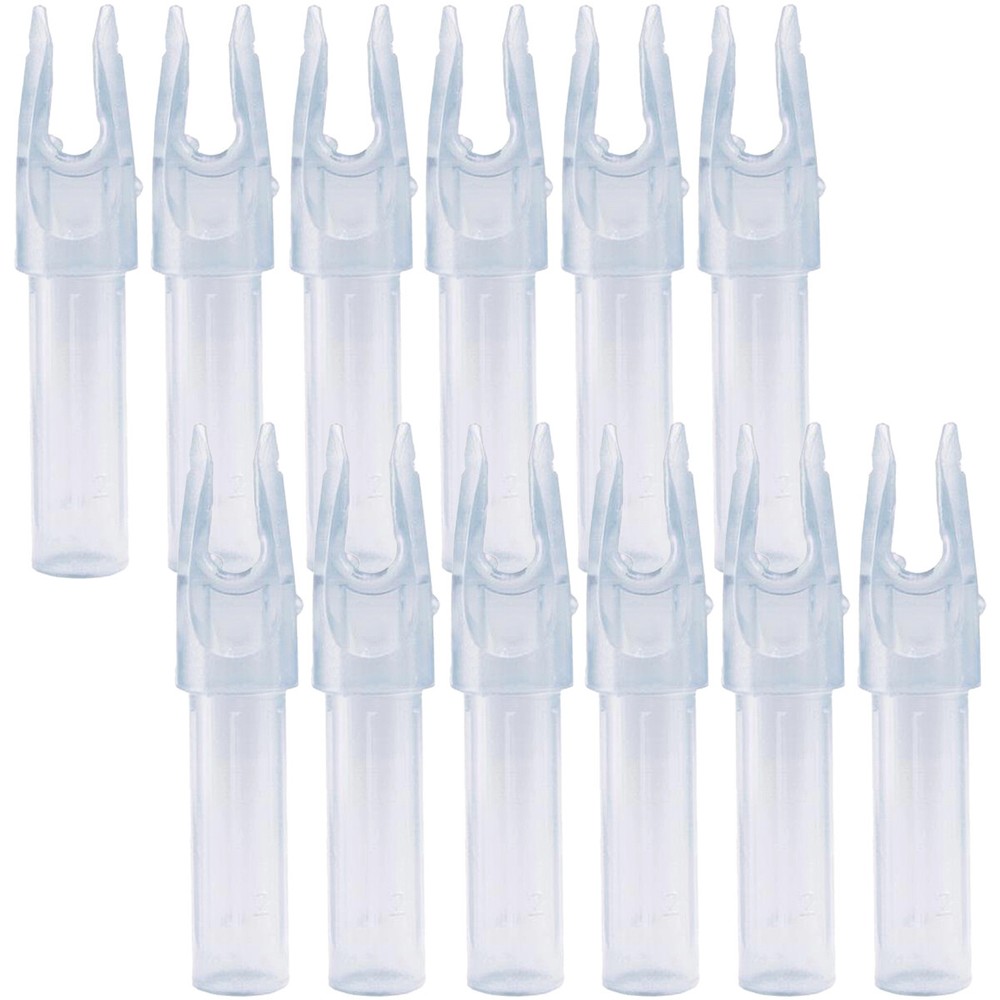 Carbon Express .203 Launchpad Precision Nock 12-Pack - Clear