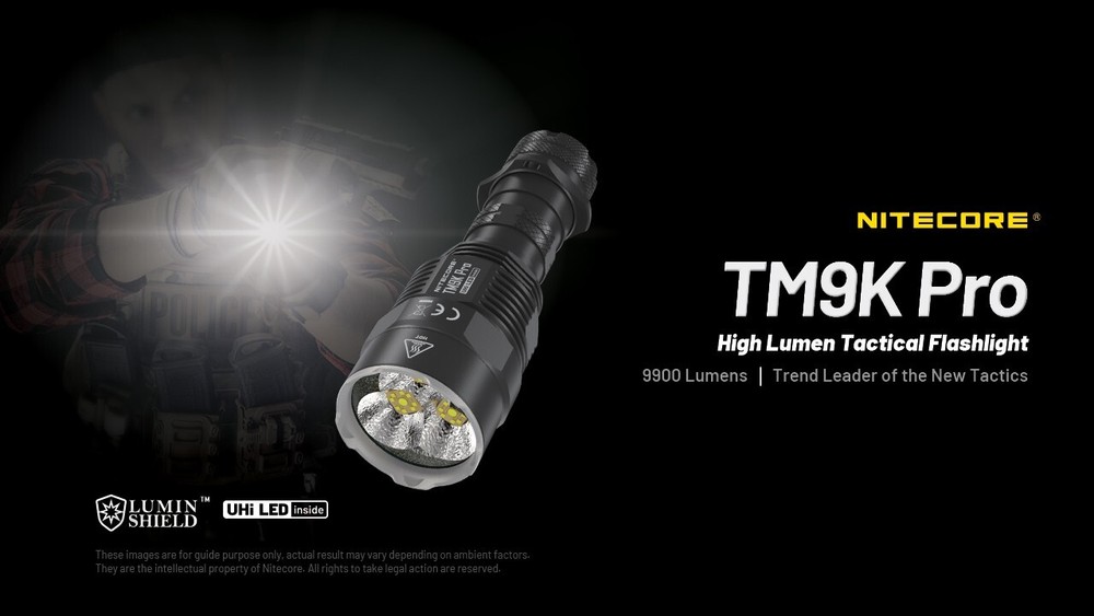 Nitecore TM9K Pro 9900 Lumen Fast Charging USB-C Flashlight
