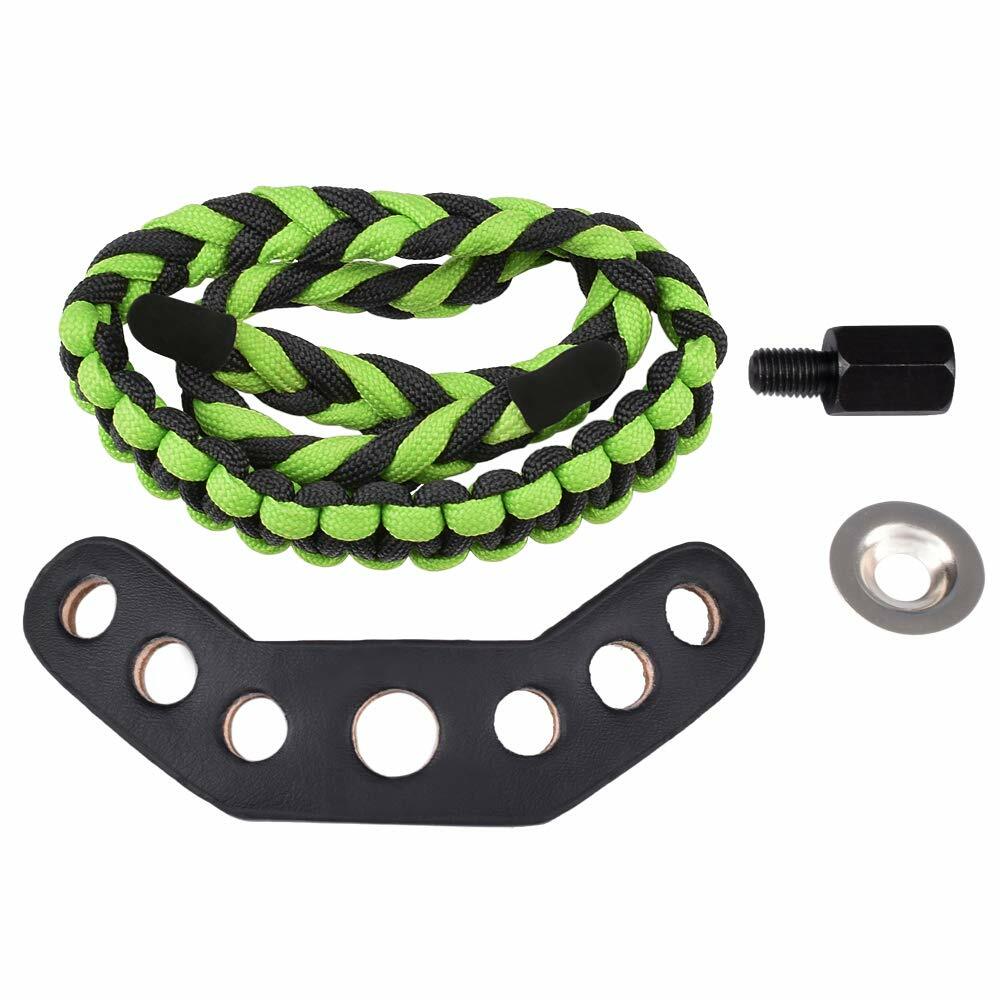 Archery Compound Bow Wrist Sling Strap Braided Compound Bow Adjustable Paracord