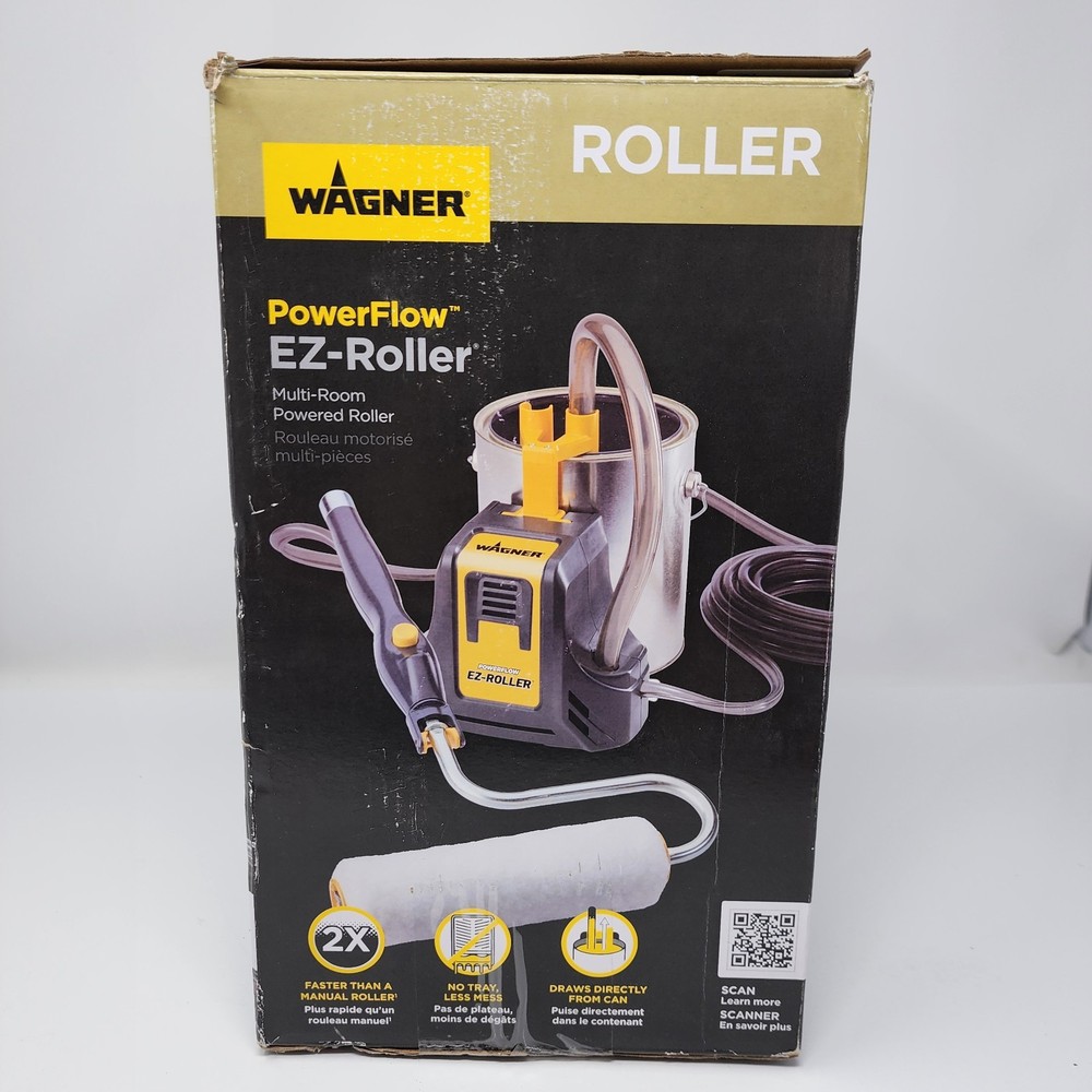 Wagner PowerFlow EZ-Roller Multi-Room Powered Paint Roller, D