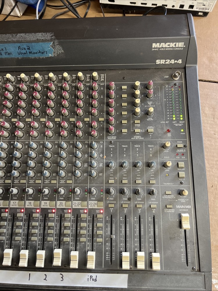 Mackie SR24.4 Mixing Console TESTED WORKING
