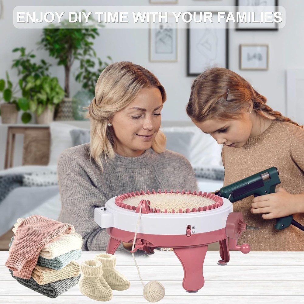 Knitting Machine Adapter, Quick Knit Replaceable Crochet Machine Adapter with...