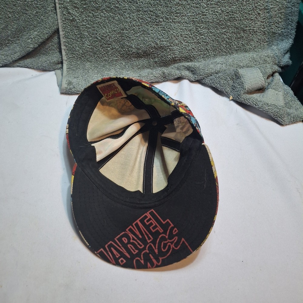 Marvel Comics Character Graphic Fitted Baseball Cap Hat Size Medium 2010