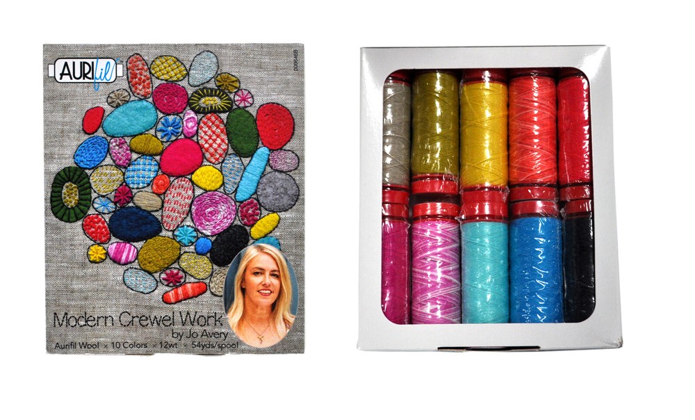 Aurifil Modern Crewel Work Thread Collection JA12MCW10