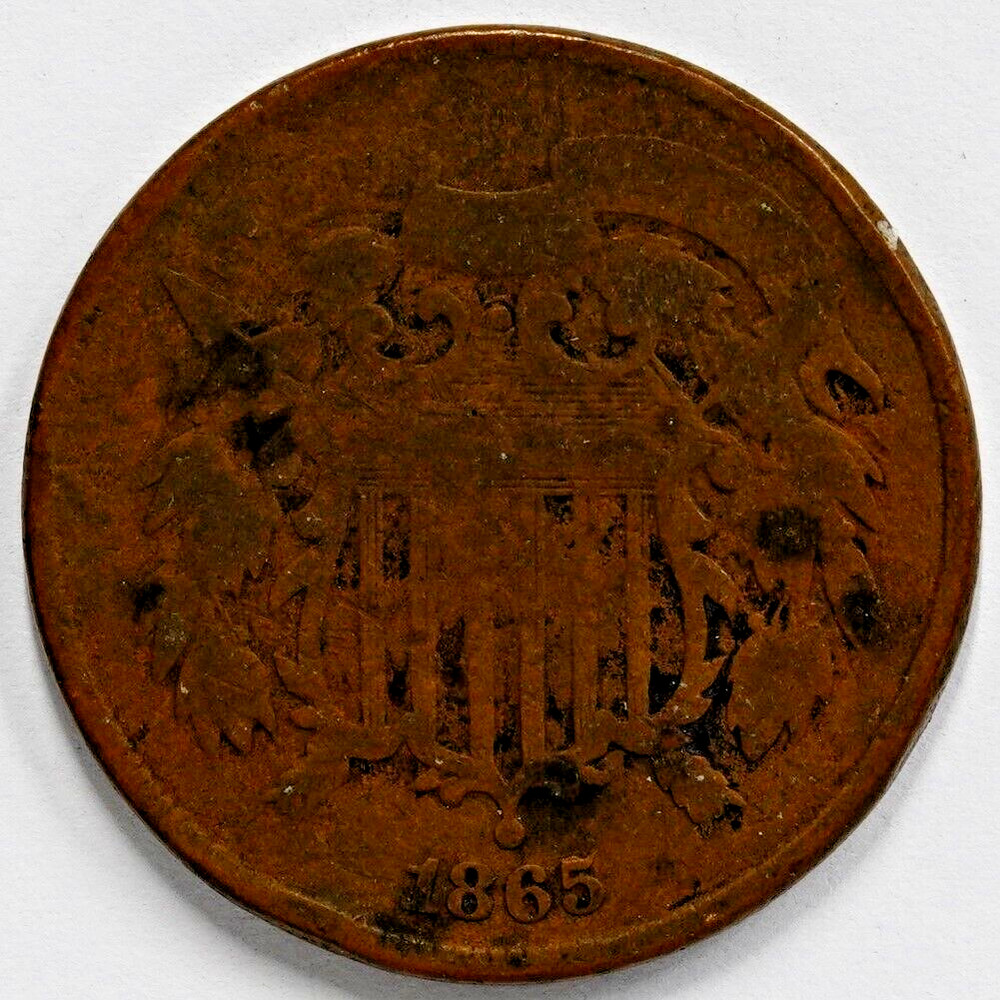 1865 2 Cent Piece