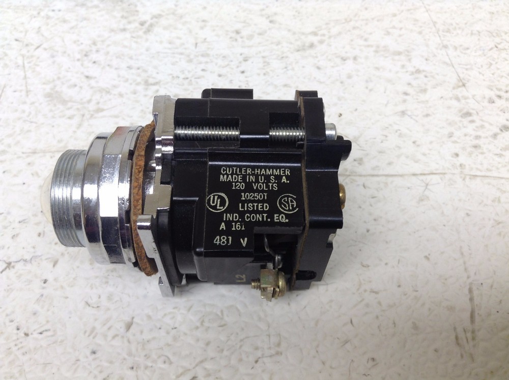 Cutler Hammer Eaton 10250T Indicator Pilot Light Button New