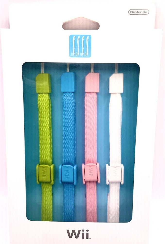 Wii Remote Wrist Strap - Multicolor (Pack of 4)