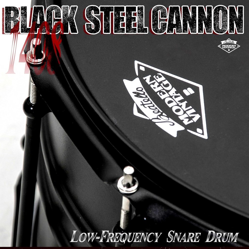 14x8 Deep Shell Snare Drum Carbon Steel 12 Vent System Low Frequency Punch