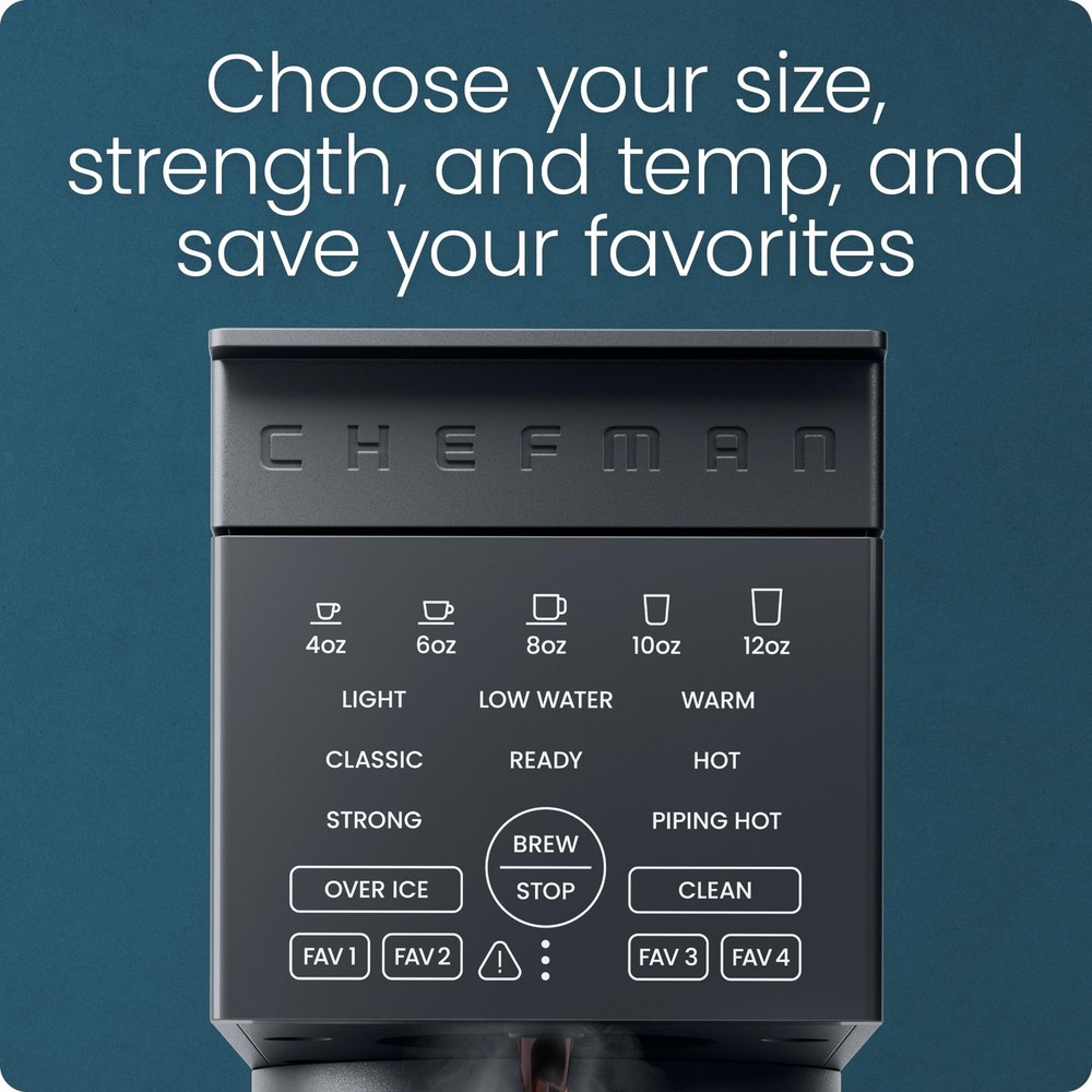 Single Serve Coffee Maker, Works with K-Cup & Grounds